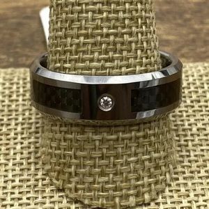 TUNGSTEN WEDDING BAND RING SIZE 12